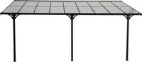 Terrassendach WESTMANN "Bruce", schwarz, B:556cm T:300cm, Aluminium,