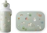 Lunchbox MEPAL "Lunchset Campus 400 ml + 700 ml 2er Set", gr&uuml;n (little farm),