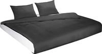Bettw&auml;sche FLEURESSE "Colours in 135x200, 155x220 oder 200x200 cm", schwarz, B/L: