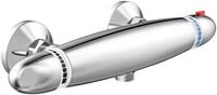 Brausethermostat SCH&Uuml;TTE "Supra", grau (chromfarben), B:31cm H:10cm T:7cm, Messing,