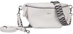 Bauchtasche GABOR "Silena", Damen, Gr. B/H/T: 30cm x 15,5cm x 9,5cm, wei&szlig;,