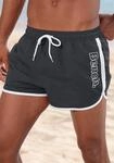 Badeshorts BENCH. "Bradley", Herren, Gr. S (46/48), N-Gr, schwarz, Polyester,