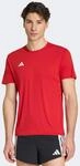 Laufshirt ADIDAS PERFORMANCE "ADIZERO ESSENTIALS RUNNING", Herren, Gr. M, rot (team