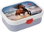 Lunchbox MEPAL "Brotdose Campus 700 ml", bunt (wild horse), ABS-Kunststoff,