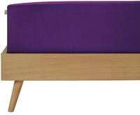Spannbettlaken SCHIESSER "Jessi aus 100% Baumwolle", lila, B:100cm L:200cm, Jersey,