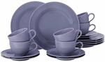 Geschirr-Set SELTMANN WEIDEN "Kaffeeservice Beat Color Glaze 18er Set", lila