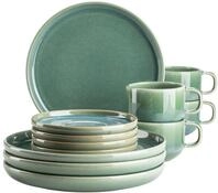 Fr&uuml;hst&uuml;cks-Set M&Auml;SER "Elina Uno", gr&uuml;n, Fr&uuml;hst&uuml;cks-Sets, Fr&uuml;hst&uuml;cks-Set