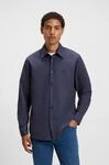 Langarmhemd BOSS ORANGE "Relegant Regular Fit", Herren, Gr. L, N-Gr, blau...