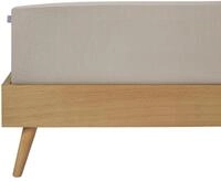 Spannbettlaken SCHIESSER "Jessi aus 100% Baumwolle", beige (helltaupe), B:150cm