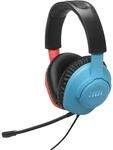 JBL Gaming-Headset "Quantum 100N", bunt (blau, rot), B:25cm H:10,5cm T:27cm,