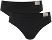 Slip SLOGGI "Slip GO Natural Brief C2P 2er Pack", Herren, Gr. S, schwarz,