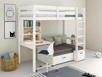 Etagenbett OTTO HOME "HENNE' TOPSELLER Hochbett, Ideal f&uuml;r kleine R&auml;ume, 2
