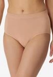 Slip SCHIESSER "Classic Seamless", Damen, Gr. 3XL, Single Jersey, beige (411,...