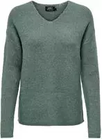 Sweatshirt ONLY "Strickpullover ONLCAMILLA V-NECK PULLOVER 1er Pack", Damen, Gr. M,
