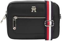 Mini Bag TOMMY HILFIGER "ICONIC TOMMY CAMERA BAG CORP", Damen, Gr. B/H/T: 20cm x 14cm