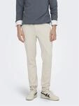 Chinos ONLY & SONS "ONSMARK SLIM GW 0209 PANT NOOS", Herren, Gr. 28, L&auml;nge 30, beige