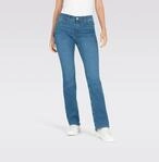 Bootcut-Jeans MAC "BOOT", Damen, Gr. 32, L&auml;nge 30, blau (medium blau30),