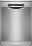 BOSCH Standgeschirrsp&uuml;ler "SMS4EVI08E", Energieeffizienz: B, silber (geb&uuml;rsteter