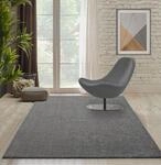 Hochflor-Teppich MERINOS "Forest 340", grau, B:160cm H:25mm L:230cm, Polypropylen
