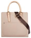 Henkeltasche BUGATTI "ELLA", Damen, Gr. B/H/T: 29cm x 25cm x 10cm onesize, beige,