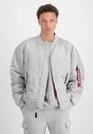 Bomberjacke ALPHA INDUSTRIES "MA-1 CS", Herren, Gr. S, grau (pastel grau),