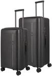 Trolleyset TRAVELITE "ROOMER Trunk 2-teilig", Damen, schwarz, Polypropylen,