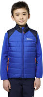 Steppweste JACK WOLFSKIN "ZENON f&uuml;r Kinder", Kinder, Gr. 116, blau (crisp cobalt),