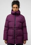 Daunenjacke JACK WOLFSKIN "KIRSCHALLEE JKT W", Damen, Gr. XS, lila (berry, jam),