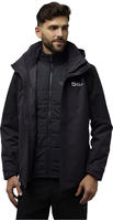 3-in-1-Funktionsjacke JACK WOLFSKIN "ROMBERG 3IN1 JKT M", Herren, Gr. S (48), grau