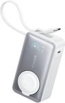 ANKER Powerbank "MagGo Powerbank (10.000mAh, 35W, f&uuml;r Apple Watch)", schwarz,