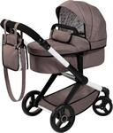 Kombi-Puppenwagen BAYER "Xeo, braun", braun, Puppenwagen, KinderB:37cm H:73cm T:68cm,