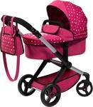 Kombi-Puppenwagen BAYER "Xeo", rot (fee bordeaux), Puppenwagen, KinderB:37cm H:73cm