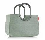 Shopper REISENTHEL "loopshopper L", gr&uuml;n (twist sage), B:46cm H:34,5cm T:25cm,