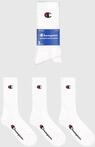 Tennissocken CHAMPION "3 Pack Crew Socks", Herren, Gr. 39-42, wht, wht, wht, ns,