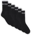 Businesssocken BOSS "6P QS Stripe CC", Herren, Gr. 39-42, schwarz (schwarz_001),