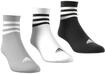 Funktionssocken ADIDAS PERFORMANCE "3-STREIFEN CUSHIONED SPORTSWEAR LOW-CUT, 3...