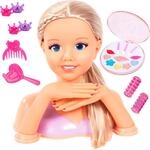Frisier- & Schminkkopf BAYER "Frisierkopf mit Kosmetik", bunt, Frisierk&ouml;pfe,
