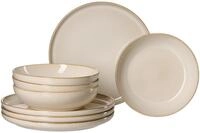 Tafelservice RITZENHOFF & BREKER "Olivia", beige, 8 Stk., Steingut, Geschirr-Sets,