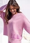 Strickpullover ELBSAND, Damen, Gr. 44/46, rosa (rose), Obermaterial: 50% Viskose, 28%