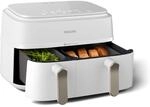PHILIPS Hei&szlig;luftfritteuse "Airfryer 3000 Dual Basket NA352/00, zwei K&ouml;rbe mit 9L