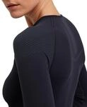 Langarmshirt FALKE "FALKE Langarmshirt", Kinder, Gr. XS, schwarz (schwarz (3000)),