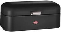 Brotkasten WESCO "Grandy - Brotdose", schwarz (mattschwarz), B:25,5cm H:16,5cm