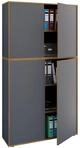 Aktenschrank VCM "B&uuml;roschrank Aktenschrank Sideboard Salia 5fach", schwarz