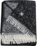 Wohndecke MUSTERRING "Ease", grau (anthrazit), B:140cm L:200cm, Baumwolle, Polyacryl,