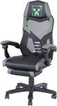 Gaming-Stuhl PHOENIX, schwarz (schwarz, grau), B:61cm H:114,5cm T:62,5cm, Kunststoff,