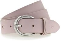 Lederg&uuml;rtel TAMARIS "Clara Silver", Damen, Gr. 80, rosa (hellrosa), Rindsleder,