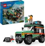 Konstruktionsspielsteine LEGO "Offroad Gel&auml;ndewagen (60447), LEGO City", bunt,