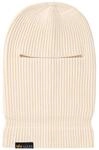 Sturmhaube ALPHA INDUSTRIES "Label Balaclava", Gr. onesize, wei&szlig; (jet stream wei&szlig;),