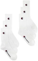 Sportsocken CHAMPION, M&auml;dchen, Gr. 27-30, wei&szlig; (nny, nny, wht, wht, oxgm,...