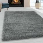 Hochflor-Teppich AYYILDIZ TEPPICHE "FLUFFY 3500, auch als L&auml;ufer und in Rund", grau